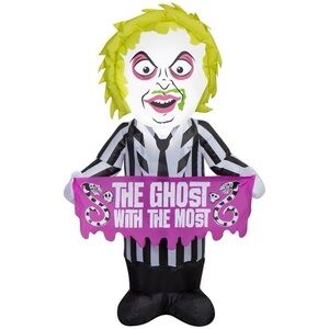 NIB. BEETLEJUICE The Ghost With The Most Halloween Inflatable